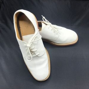Brooks Brothers White Derby Shoes Mens Sz 11D